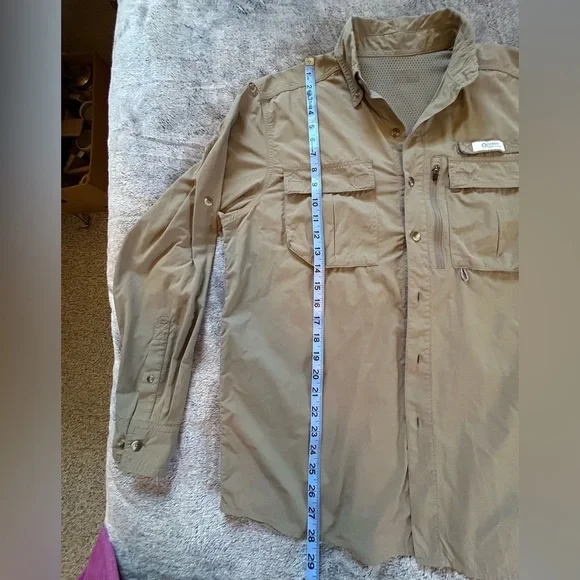 Guide Series Casual Tan Field Shirt size L - Picture 7 of 14